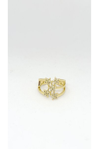 ndjewelry خاتم ميرا الذهبي للنساء