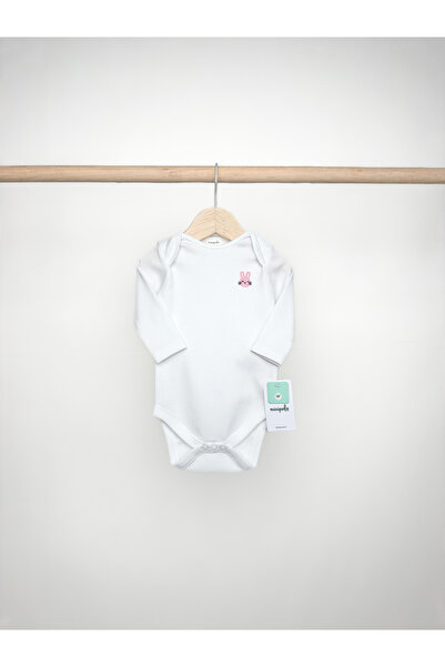 Modella Life Miošše Baby Girl Long Sleeve 100% Cotton 3-Piece Snap-On Baby Bodysuit