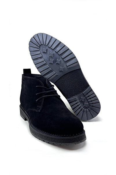 ALZA SHOES Genuine Suede Leather Men's Chukka Boots - Lightweight and Comfortable - Suitable for Everyday Wear - Winter Footwear