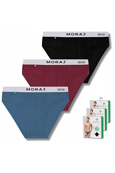 MORAJ Men's Classic Briefs Bamboo Matching Smooth 3-PAK - M