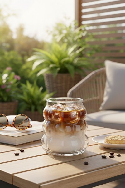 CasaPetra Grape Pattern Cold Coffee Cup Soft Drink Cup