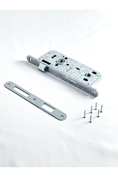 zerafev WC İç Kapı Kilidi Nikel Yüksek Kalite Metal (5 Yıl Garanti)