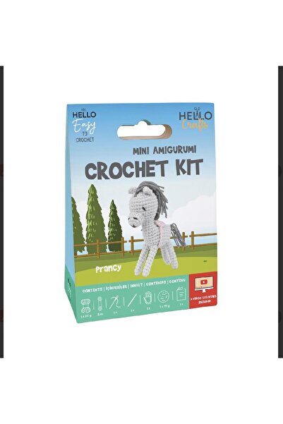 BALIM ÖRGÜ EVİ Mini Amigurumi Kit Prancy (with Video Instructions)