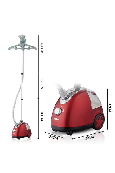 raf R.3037 Garment Steamer | 2000W Power | 2L Water Tank | Adjustable Pole.
