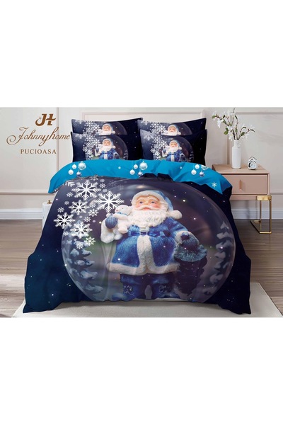 OEM Christmas bedding set, Finet, 6 pieces, 2 persons, 230x250cm, multicolor