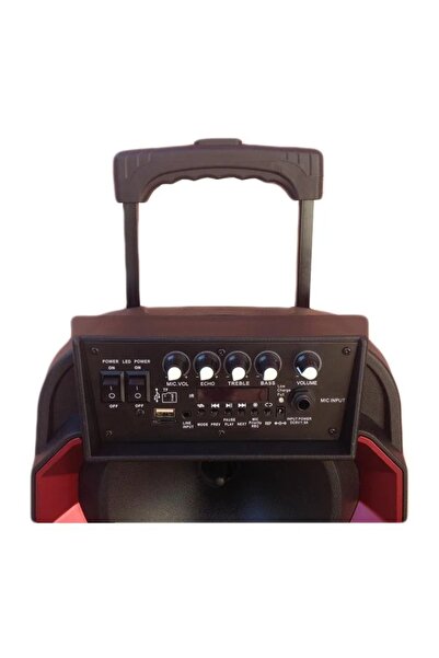 hoffmans BeatPro Portable Trolley Speaker - 300W, Bluetooth, Radio, Wireless Microphone + Remote Control