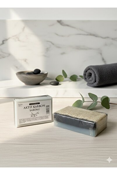 TRİTEX Natural Pumpkin Fiber Activated Carbon Soap 120 Gr
