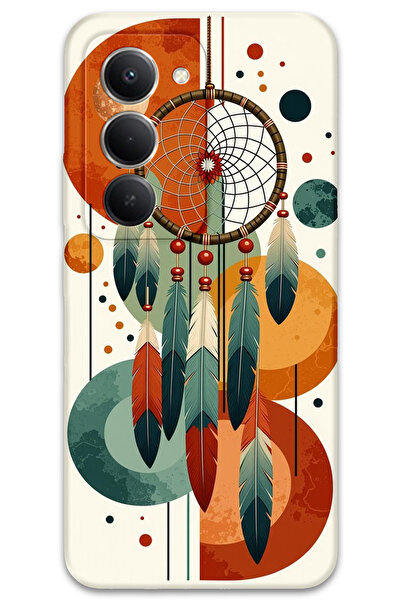 MRCİLETİSİM غطاء خلفي لهاتف Xiaomi Redmi 15 5G بنمط HD مطبوع - ماندالا