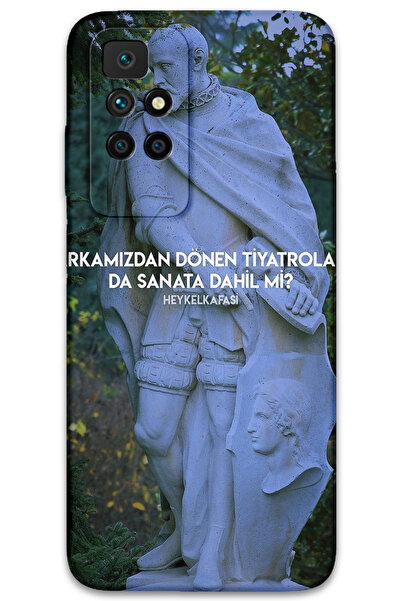 MRCİLETİSİM غطاء خلفي لهاتف Xiaomi Redmi 10 بنمط HD مطبوع - مسرح دوار