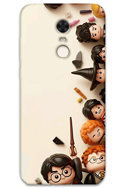 MRCİLETİSİM غطاء خلفي متوافق مع هاتف Xiaomi Redmi 5 Plus بنمط HD مطبوع - هاري...