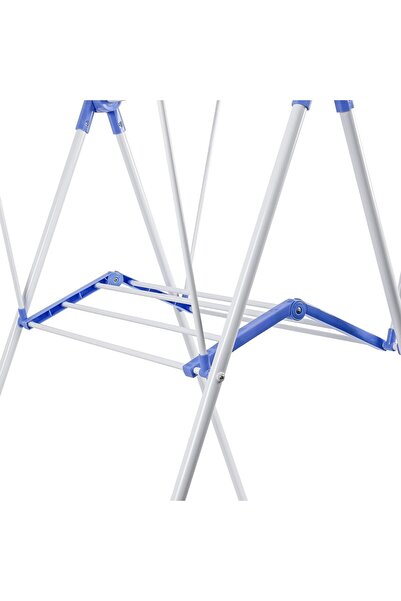 HYX Clothes Drying Stand Stainless Steel Large Hanger Stand with Adjustable Folding Wings