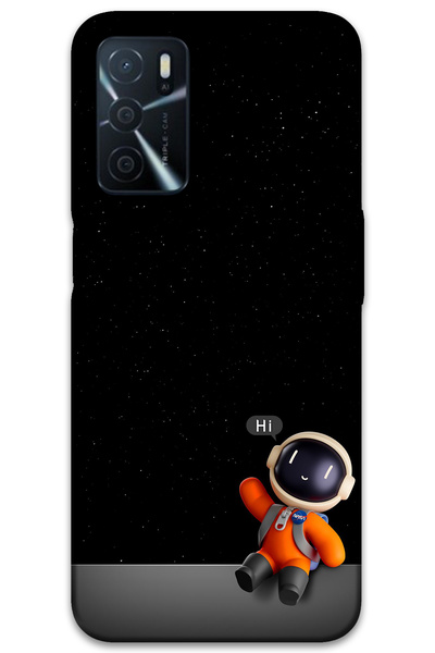 MRCİLETİSİM غطاء خلفي لهاتف اوبو A55 بنمط HD مطبوع - رائد الفضاء هاي