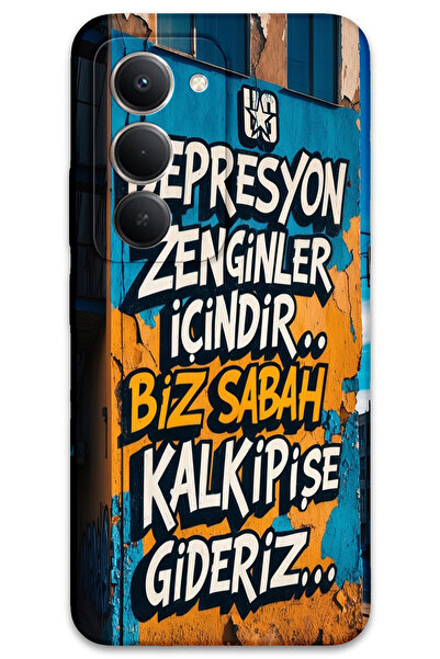 MRCİLETİSİM Xiaomi Redmi 15 5G Kılıf HD Desen Baskılı Arka Kapak -