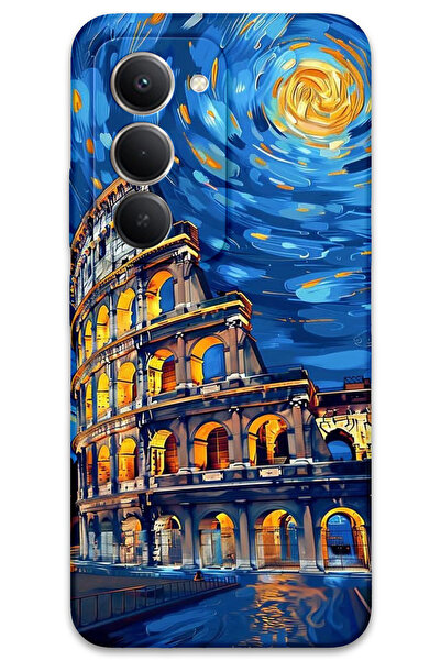 MRCİLETİSİM غطاء خلفي لهاتف Xiaomi Redmi 15 5G بنمط HD مطبوع - فن روما