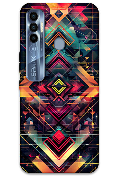 MRCİLETİSİM غطاء خلفي لهاتف Tecno Spark 7 Pro بنمط HD مطبوع - موتيف 2