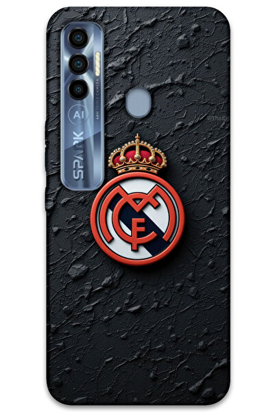MRCİLETİSİM غطاء خلفي لهاتف Tecno Spark 7 Pro بنمط HD مطبوع - حقيقي