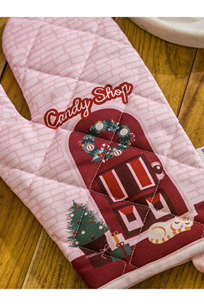 LC Waikiki Sparkling Choices from Shining Store |   New Year's Themed Printed Oven Mitts and Tutaç