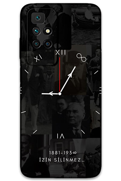 MRCİLETİSİM غطاء خلفي لهاتف Xiaomi Redmi 10 بنمط HD مطبوع - أتاتورك 9-15