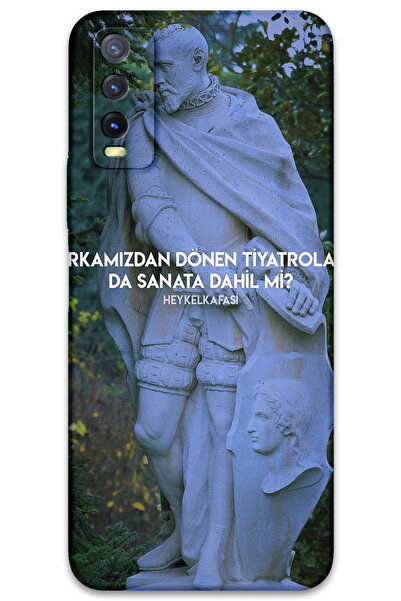 MRCİLETİSİM غطاء خلفي لهاتف Vivo Y20 / Y11S بنمط HD مطبوع - مسرح دوار