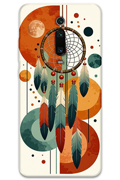 MRCİLETİSİM غطاء خلفي لهاتف Xiaomi Mi 9T بنمط HD مطبوع - ماندالا