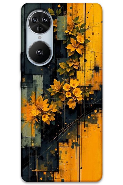 MRCİLETİSİM غطاء خلفي من Reeder S19 Max Pro S Edge Pattern مطبوع - زهور صفراء