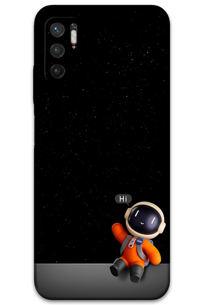 MRCİLETİSİM غطاء خلفي لهاتف Xiaomi Redmi Note 10 5G بنمط HD مطبوع - رائد الفض...
