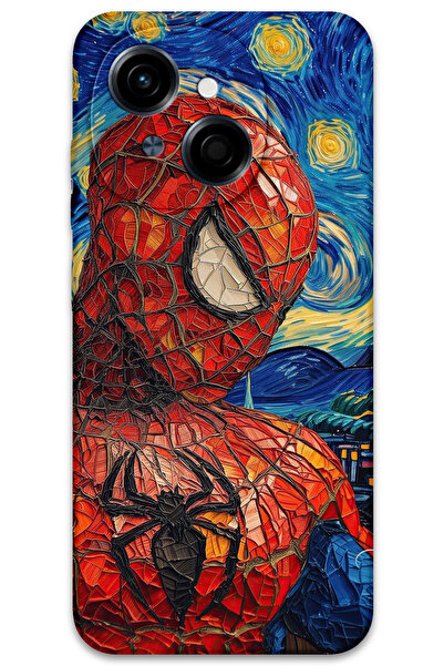 MRCİLETİSİM غطاء خلفي لهاتف تكنو سبارك جو 1 2025 بنمط HD مطبوع - سبايدر مان