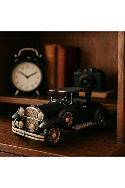 VALENZA STORE Dekoratif Siyah Metal Araba