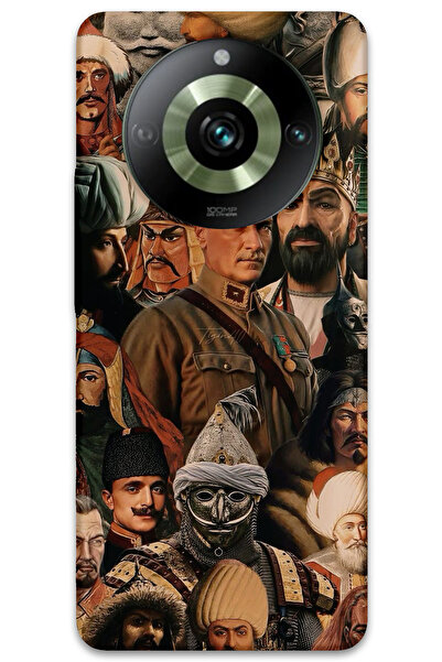 MRCİLETİSİM غطاء خلفي لهاتف Realme 11 Pro Plus بنمط HD مطبوع - تركي كبير