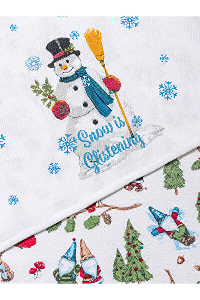 LC Waikiki Sparkling Choices from Shining Store |   Patterned Drying Cloth 2-Pack 40X50 cm