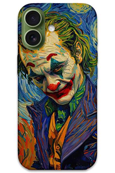 MRCİLETİSİM غطاء خلفي لهاتف iPhone 17 بنمط HD مطبوع - جوكر 2