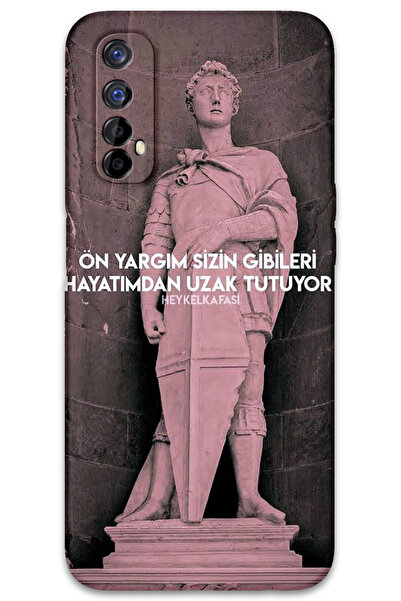 MRCİLETİSİM غطاء خلفي لهاتف Realme 7 بنمط HD مطبوع - أمامي