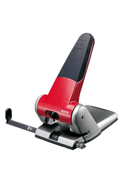 Leitz Arm Perfarator (Hole Punch) Steel 65 Pages Red 5180