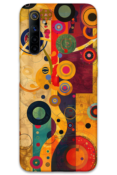 MRCİLETİSİM غطاء خلفي لهاتف Realme 6 بنمط HD مطبوع - فني