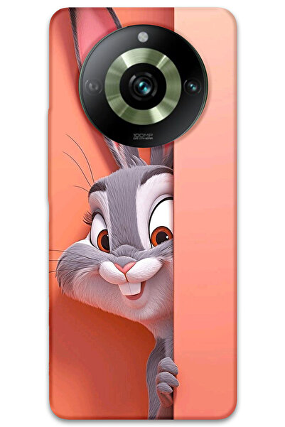 MRCİLETİSİM غطاء خلفي لهاتف Realme 11 Pro Plus بنمط HD مطبوع - BugsBunny 2