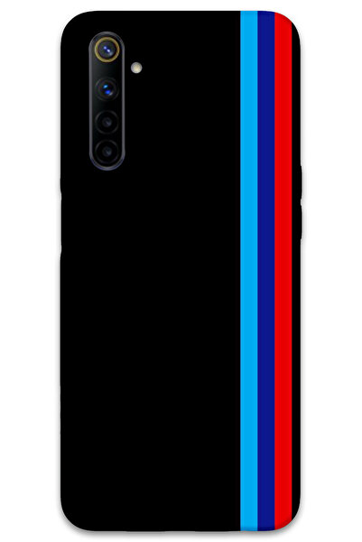 MRCİLETİSİM غطاء خلفي لهاتف Realme 6 بنمط HD مطبوع - ثلاثة خطوط