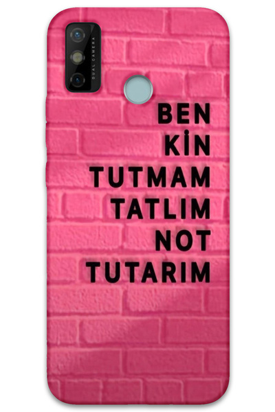 MRCİLETİSİM غطاء خلفي لهاتف Tecno Spark 6 Go بنمط HD مطبوع - مقاوم للعرق