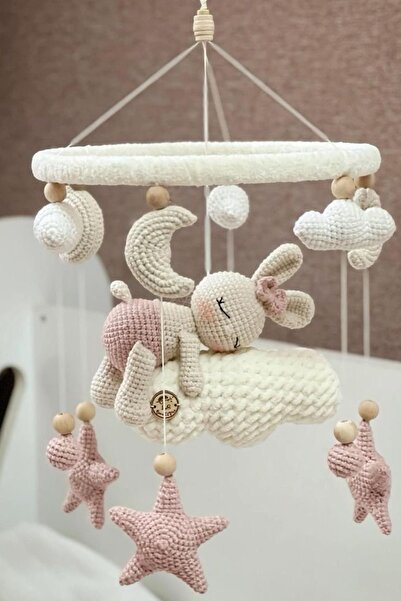 NEVAMATÖLYE El Yapımı Amigurumi Dönence – Bebek Odası Dekoru ve Huzur Veren U...