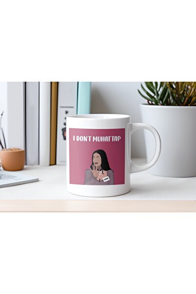 Beramussa كوب I Don't Muhattap – تصميم شخصية نسائية مضحكة - كوب قهوة هدية ممتعة