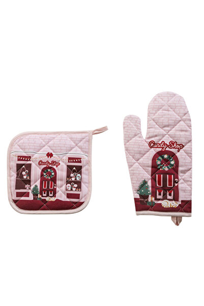 LC Waikiki Sparkling Choices from Shining Store |   New Year's Themed Printed Oven Mitts and Tutaç