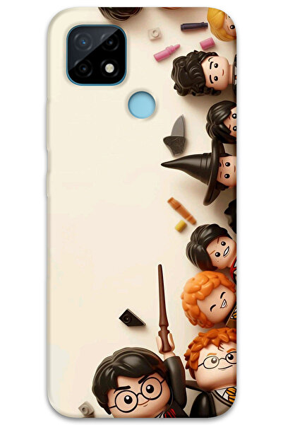 MRCİLETİSİM غطاء خلفي لهاتف Realme C21 بنمط HD مطبوع - هاري بوتر