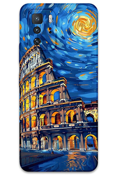 MRCİLETİSİM غطاء خلفي لهاتف Xiaomi Poco X3 GT بنمط HD مطبوع - فن روما