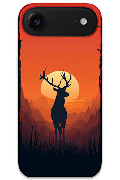 MRCİLETİSİM غطاء خلفي لهاتف iPhone 17 Air Pattern مطبوع - غزال