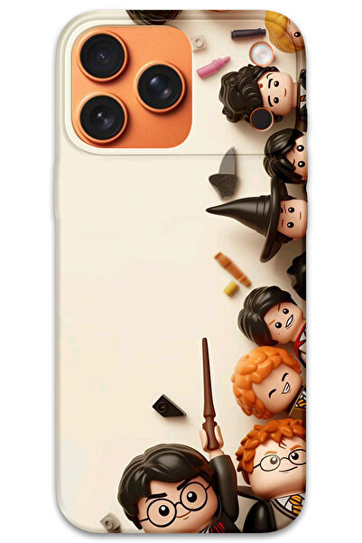 MRCİLETİSİM غطاء خلفي لهاتف iPhone 17 Pro بنمط HD مطبوع - هاري بوتر