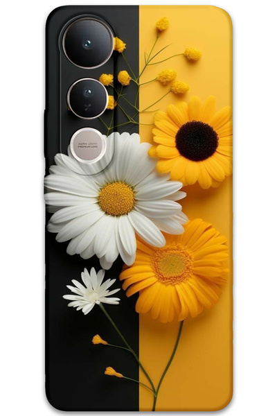 MRCİLETİSİM غطاء خلفي لهاتف Vivo V50 Lite 4G بنمط HD مطبوع - ديزي