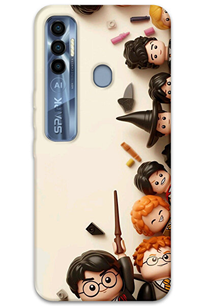 MRCİLETİSİM غطاء خلفي لهاتف تكنو سبارك 7 برو بنمط HD مطبوع - هاري بوتر