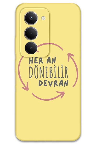 MRCİLETİSİM غطاء خلفي لهاتف Xiaomi Redmi 15 5G بنمط HD مطبوع - ديفران دوينر