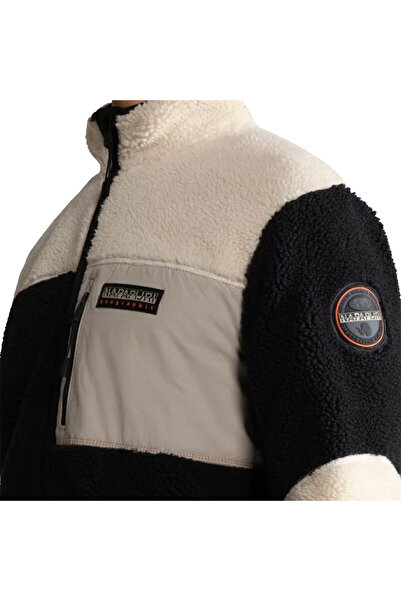 Napapijri Μαύρο ανδρικό παλτό NP0A4GNTMA91_YUPIK FZ 3