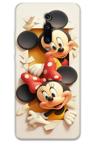 MRCİLETİSİM غطاء خلفي لهاتف Xiaomi Mi 9T بنمط HD مطبوع - ميكي 2