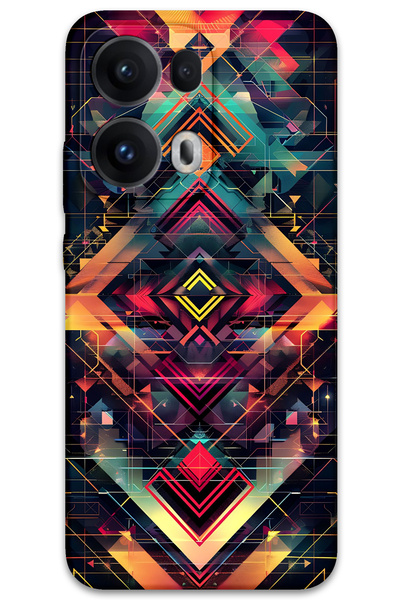 MRCİLETİSİM Oppo Reno 13 Pro 5g Case Hd Pattern Printed Back Cover - Motif 2